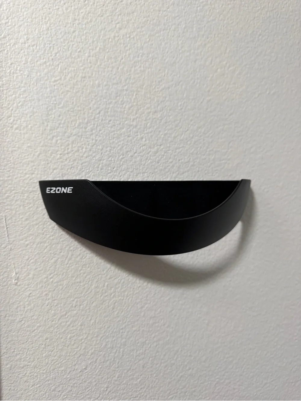 Pack of 2 EZONE wall-mounted hat racks Black